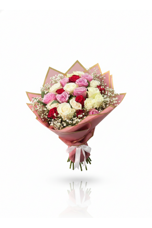 Karışık Gül Buketi